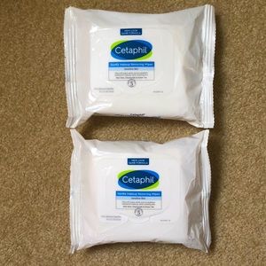 CETAPHIL 2 New Unopened Packages of Gentle Makeup Removing Wipes